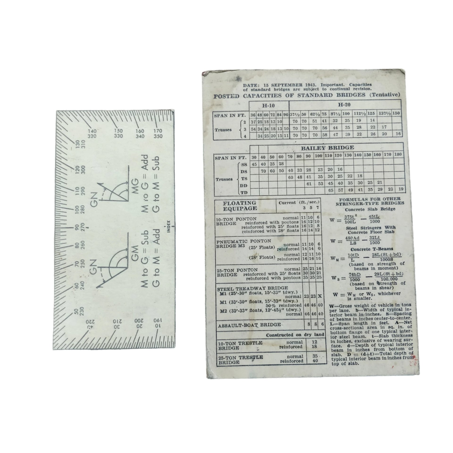 WWII US Map Reading Tool Set — image 11
