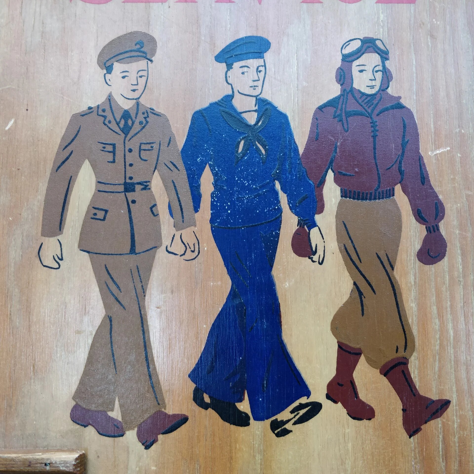 WWII US Wooden Photo Album — image 2