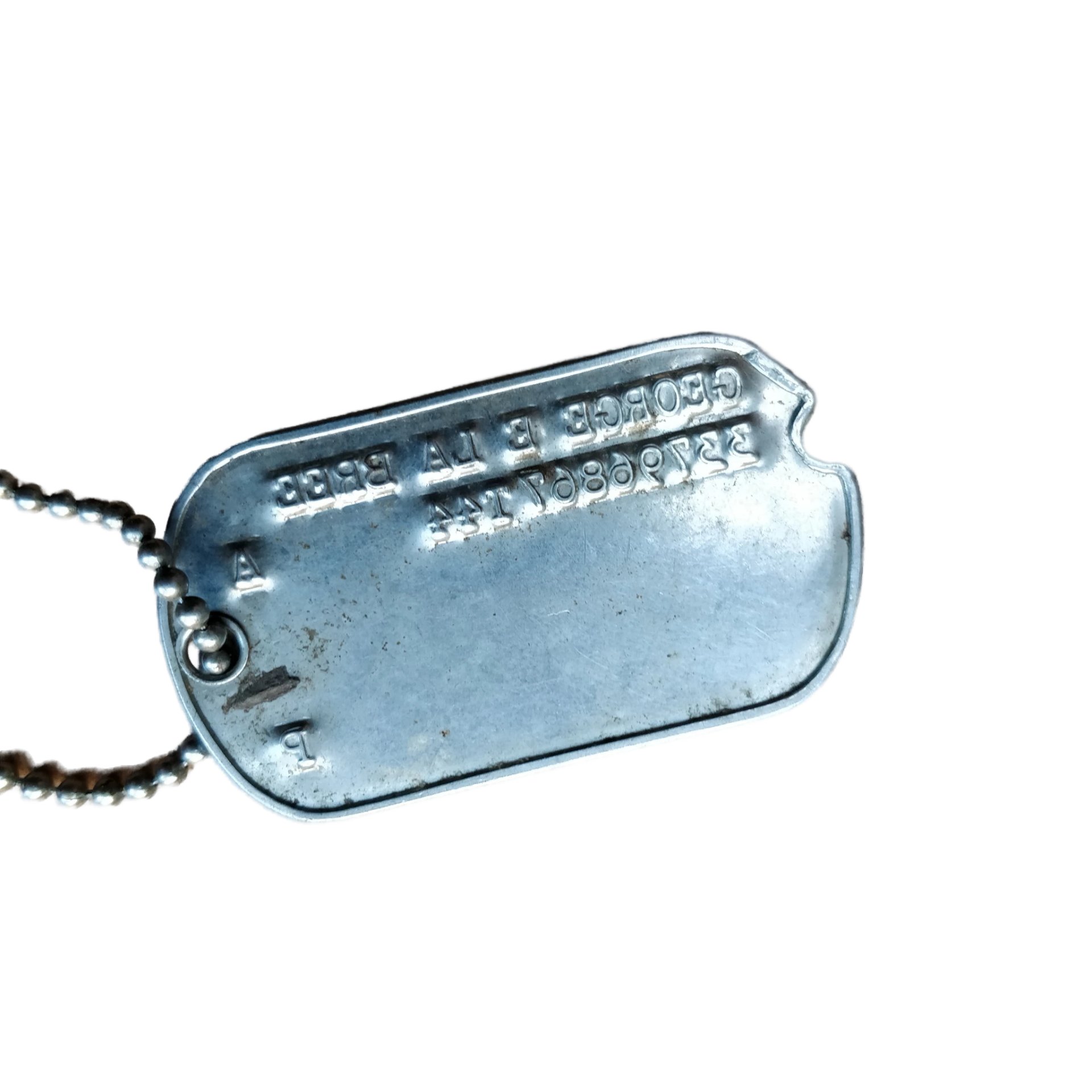 WWII US Dog Tag La Bree — image 3