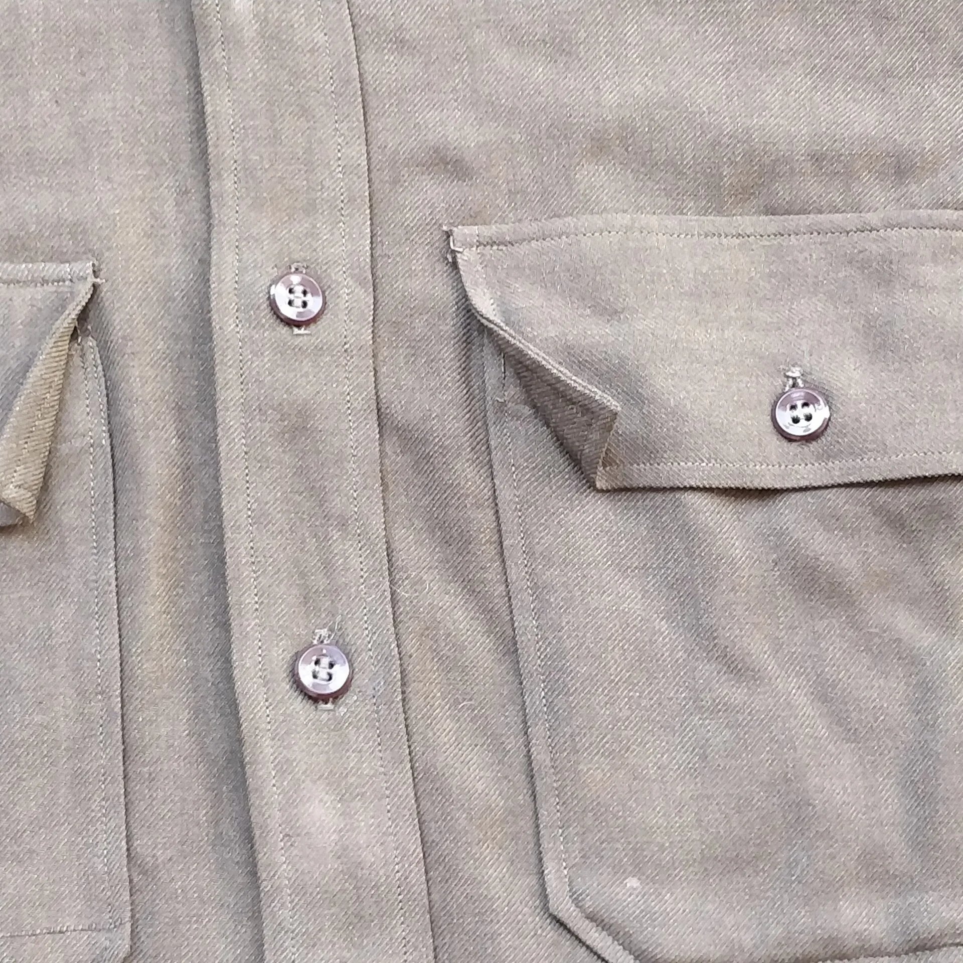 WWII US Chocolate Officers Shirt — image 3