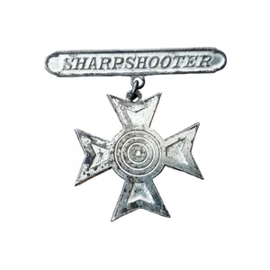 WWII USMC Marksman Badge Scharpshooter