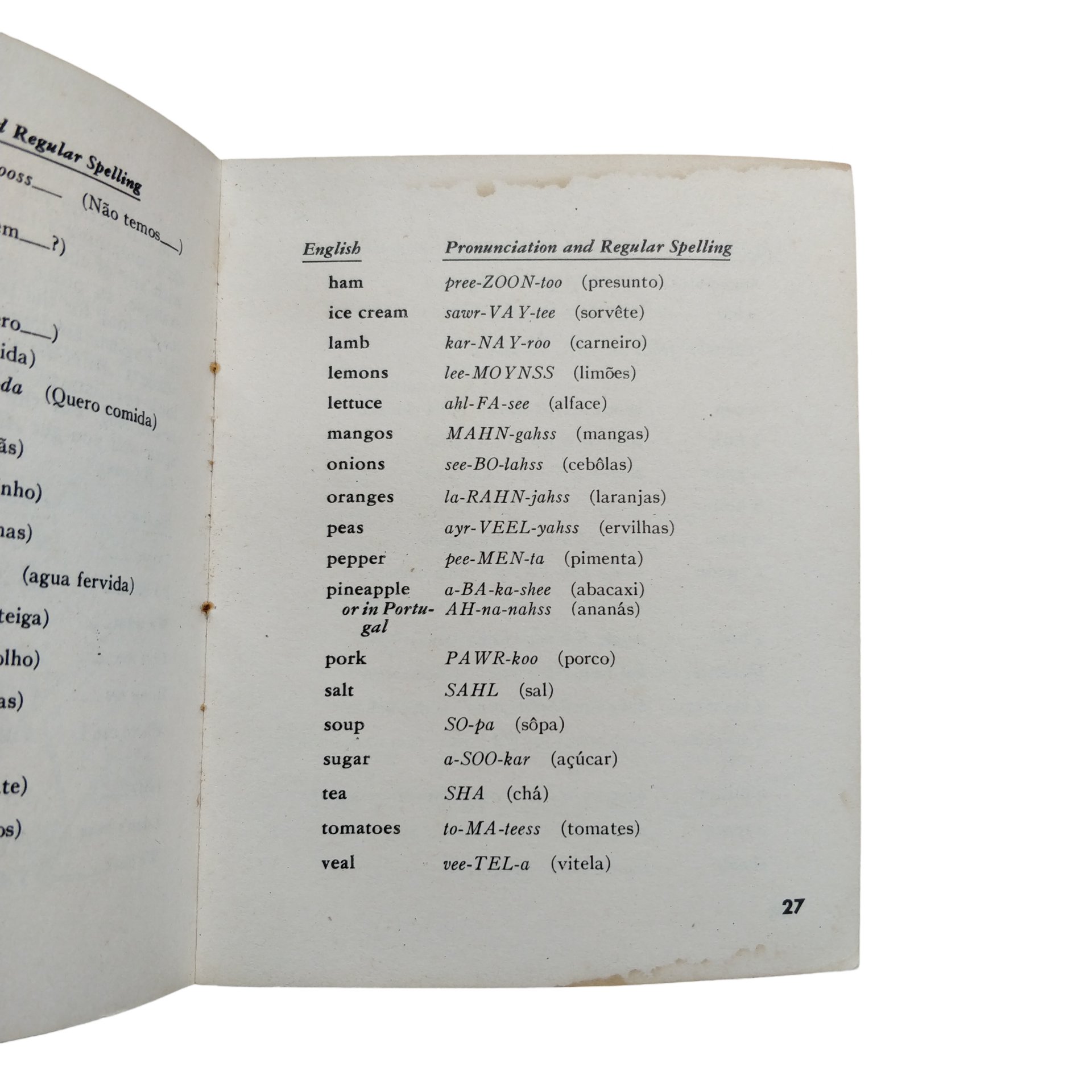 WWII US Portguese Language Guide — image 5