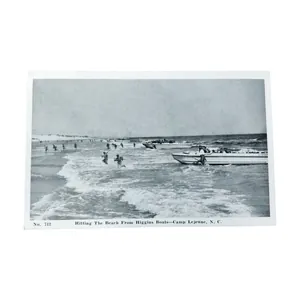 WWII US Postcard Higgins Boats