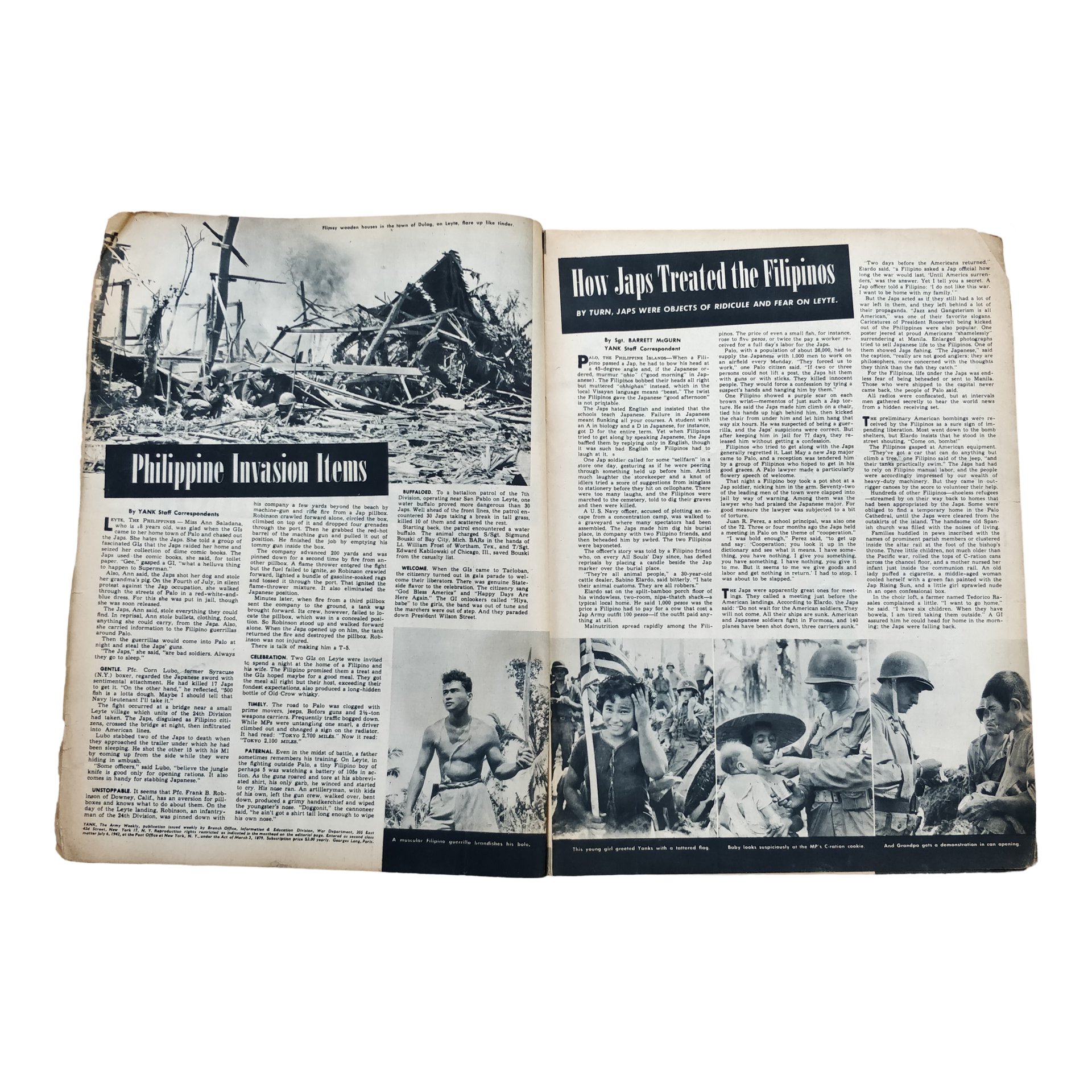 WWII US Yank Magazine March On Metz — image 4