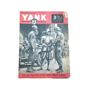 WWII US Yank Magazine March On Metz