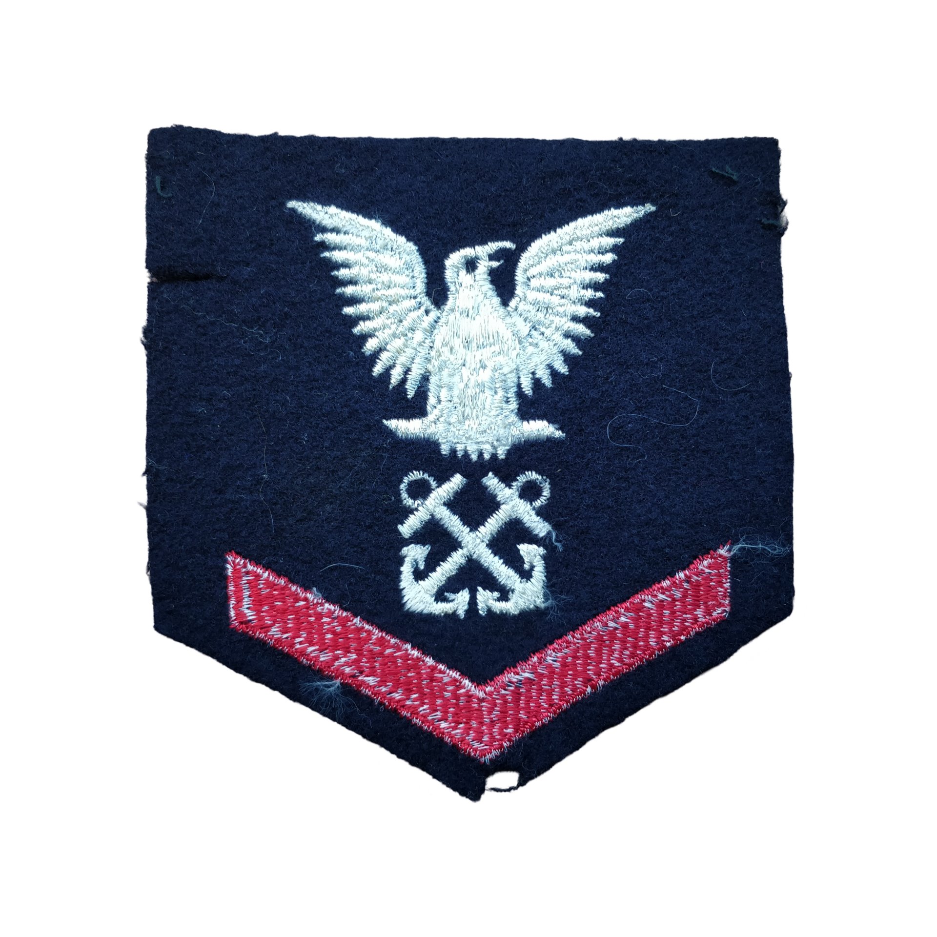WWII US Navy Petty Officer 3rd Class Boatswain Rank Patch — image 2