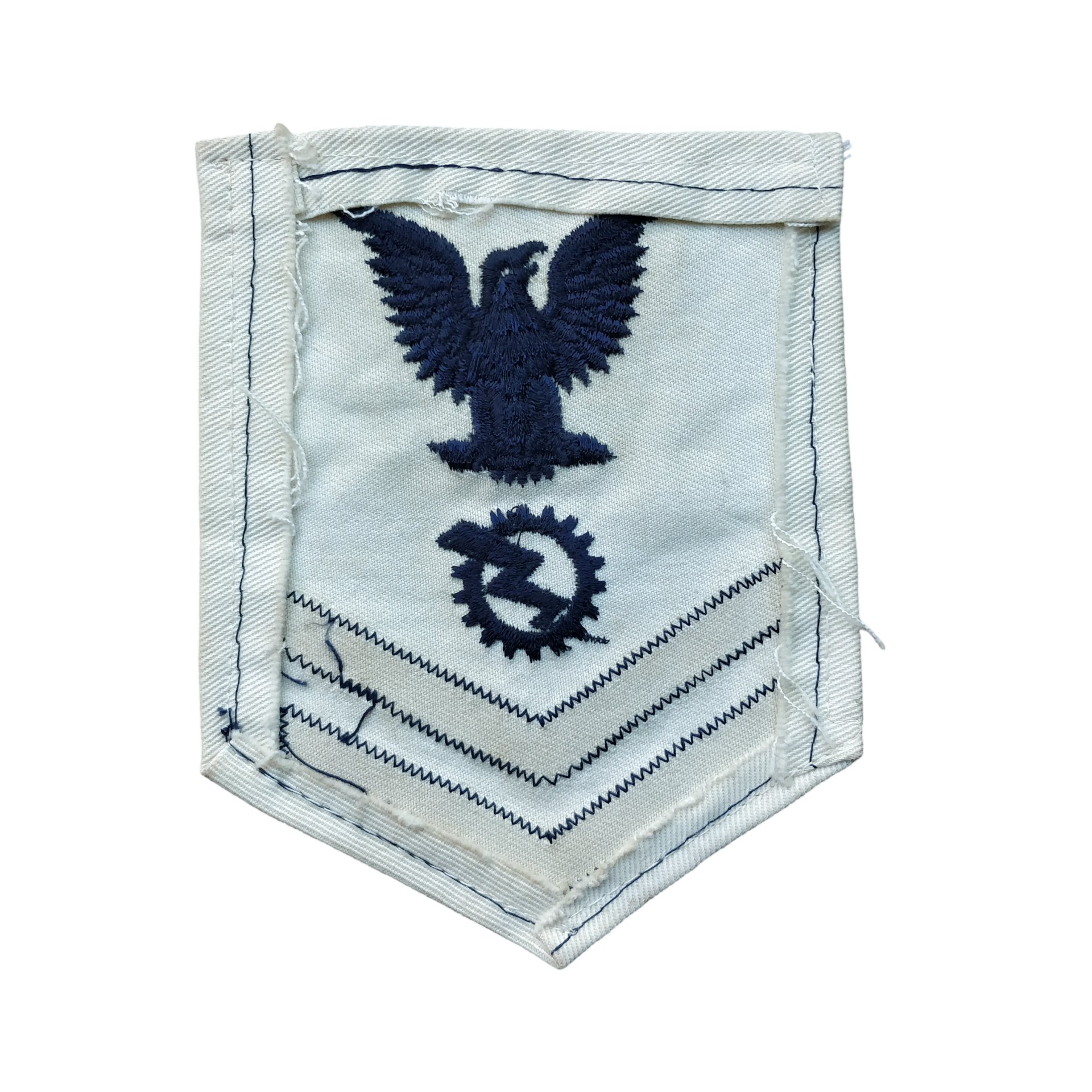 WWII US Navy Petty Officer 2nd Class Electric Engineer Rank Patch — image 2