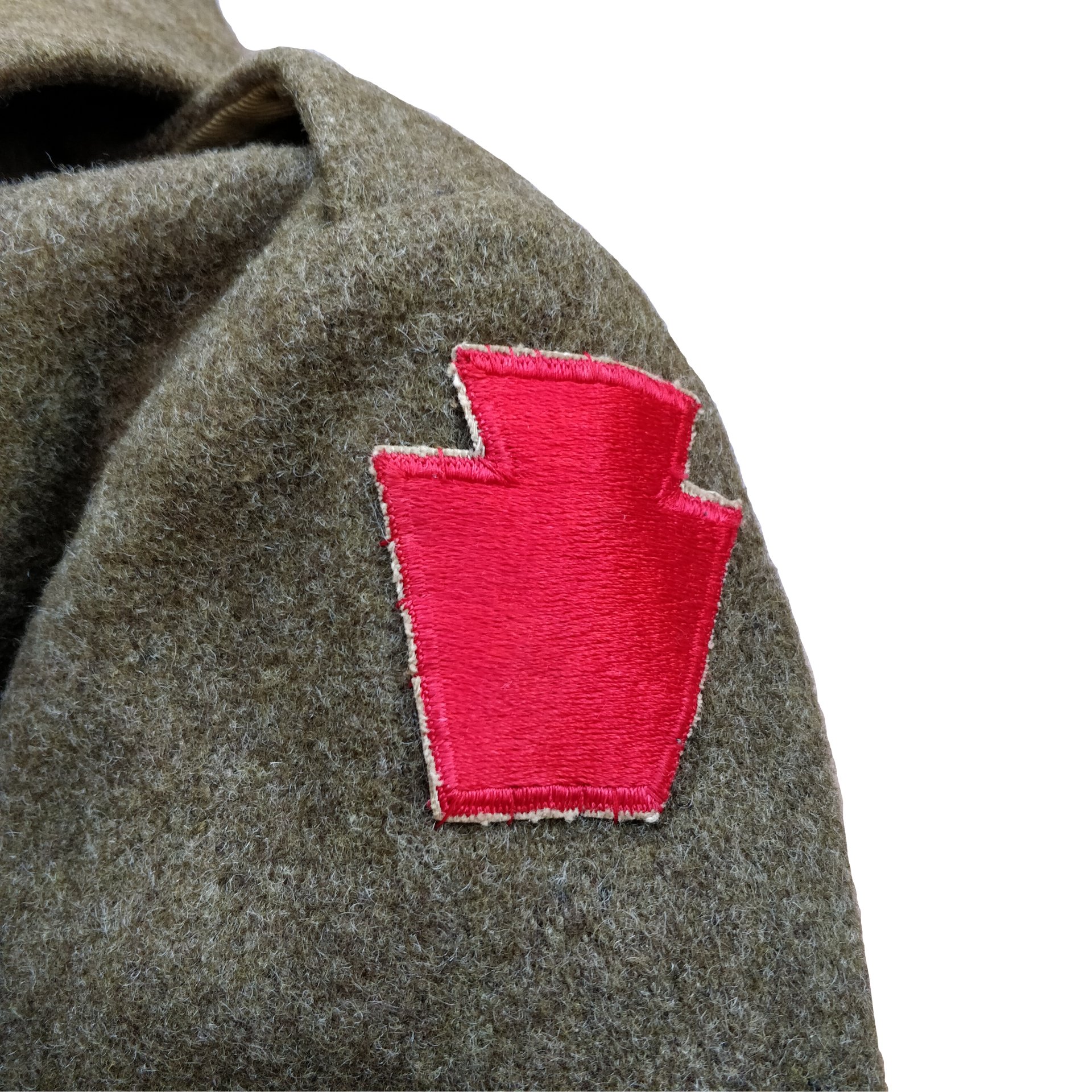 WWII US Wool Overcoat 28th Infantry Division — image 3