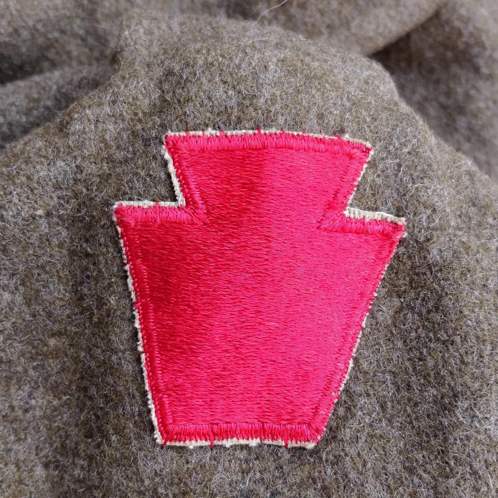 WWII US Wool Overcoat 28th Infantry Division — image 4