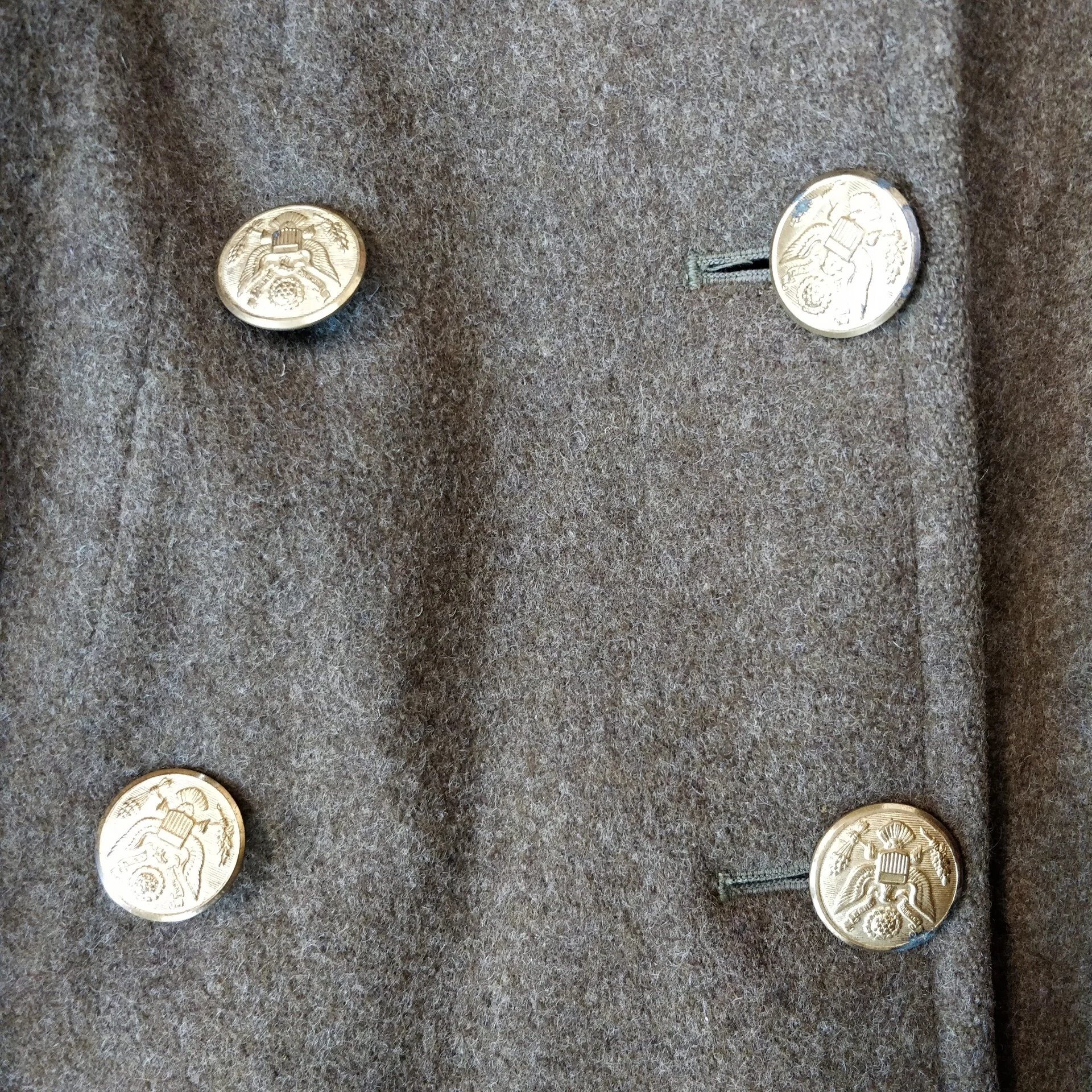 WWII US Wool Overcoat 28th Infantry Division — image 5