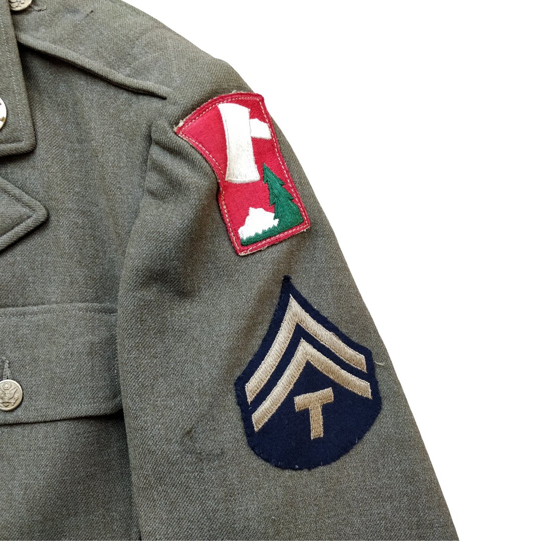 WWII US Class A Jacket 70th Infantry Division — image 6