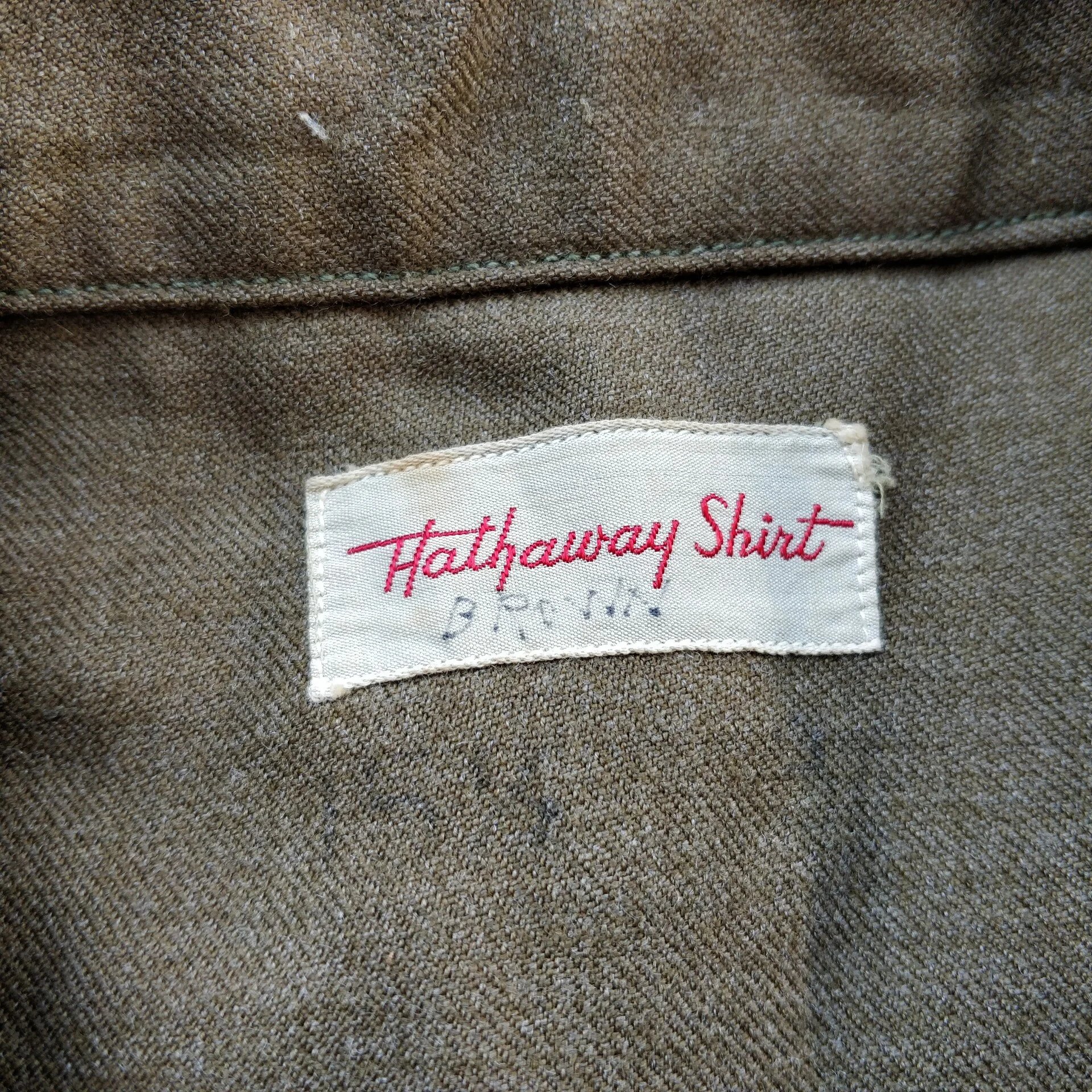 WWII US Wool Shirt Named — image 3