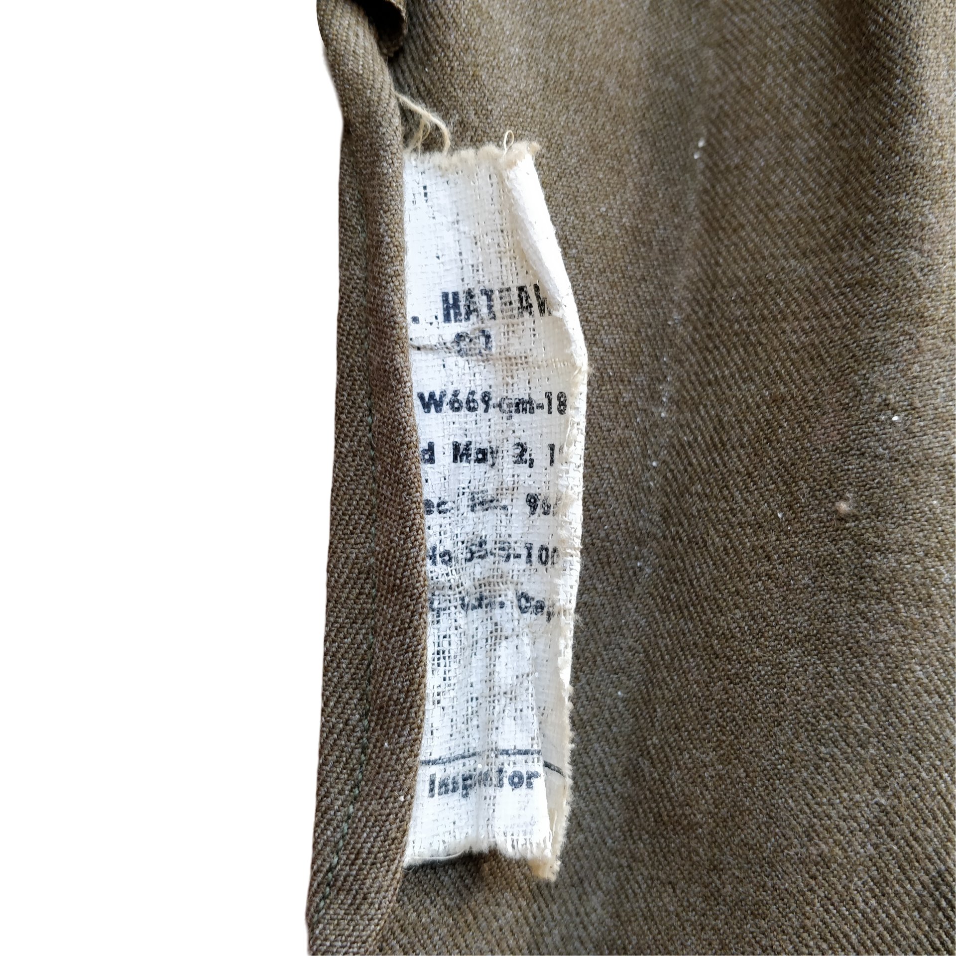 WWII US Wool Shirt Named — image 7