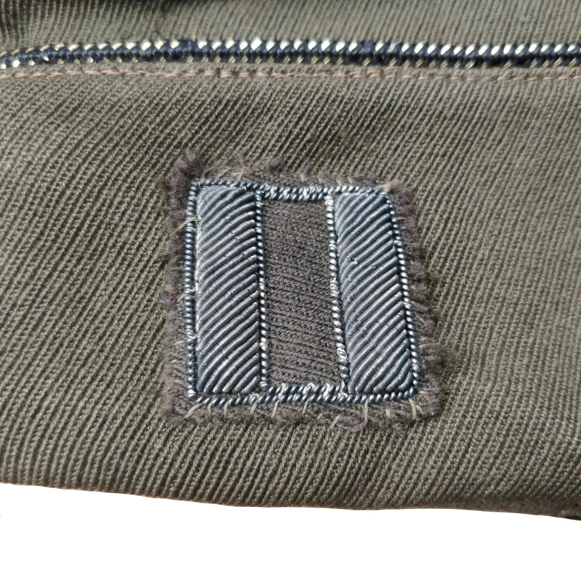 WWII US Officers Garrison Cap Captain — image 2