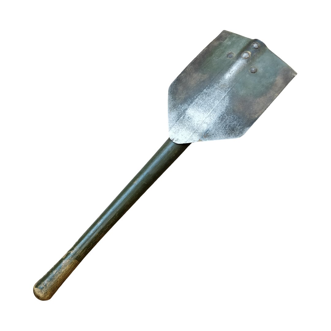 WWII US M43 Shovel With Carrier — image 4