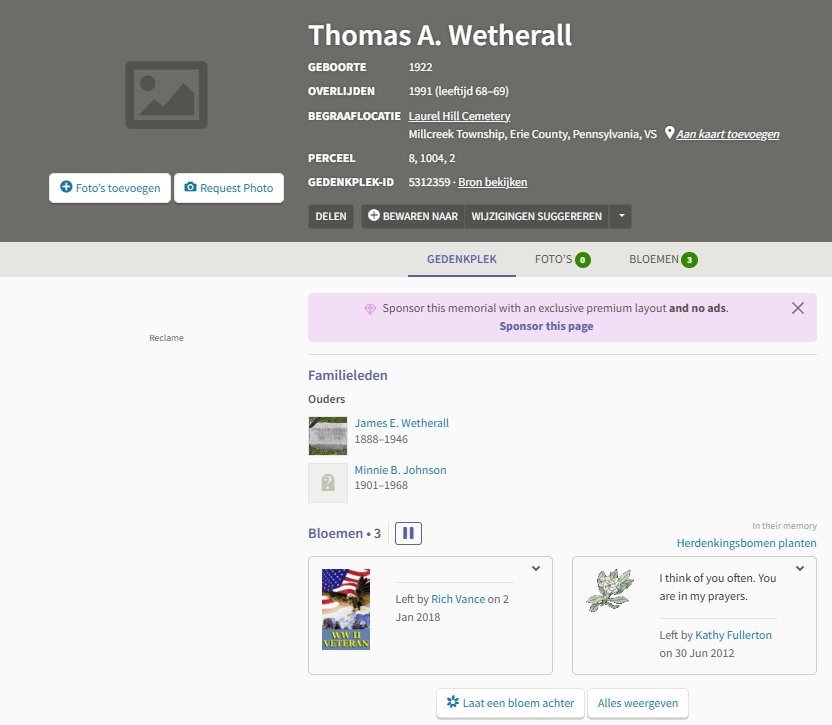 WWII US Dog Tag Set Wetherall — image 6