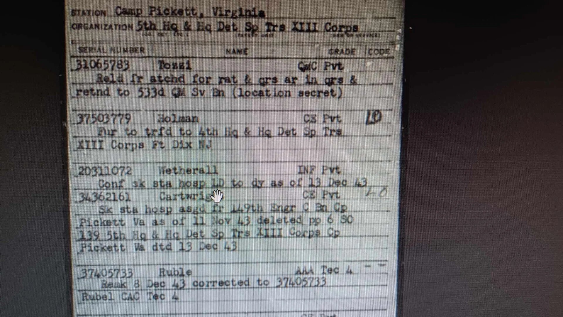 WWII US Dog Tag Set Wetherall — image 7