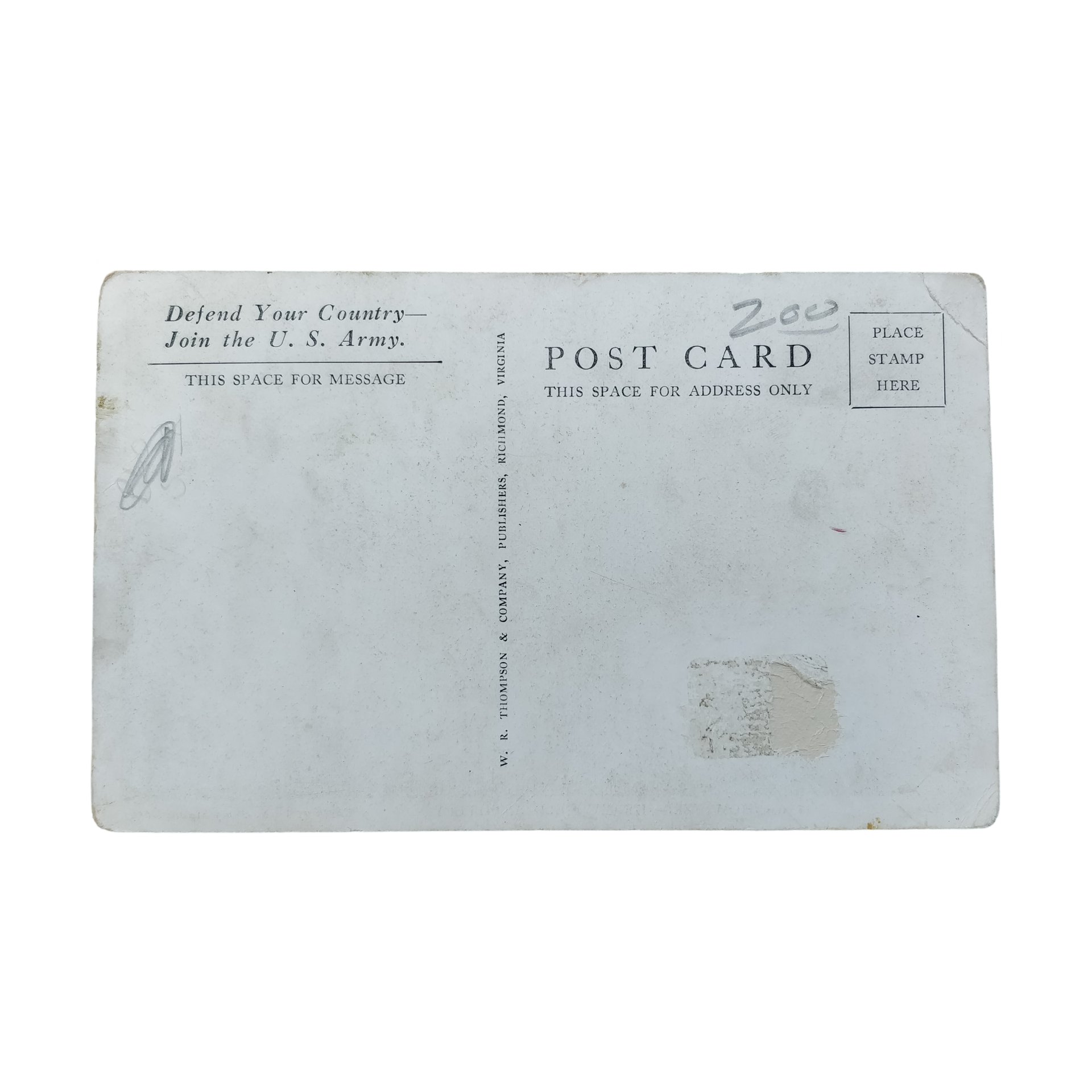 WWII US Postcard 155mm Howitzer — image 2