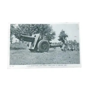 WWII US Postcard 155mm Howitzer