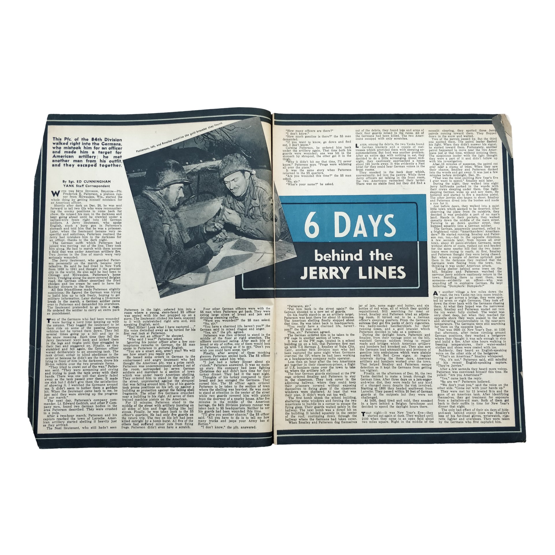 WWII US Yank Magazine Behind Enemy Lines — image 2