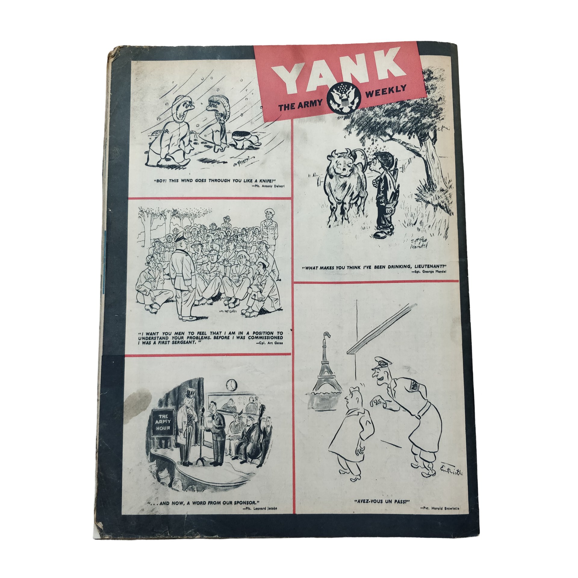 WWII US Yank Magazine Behind Enemy Lines — image 5