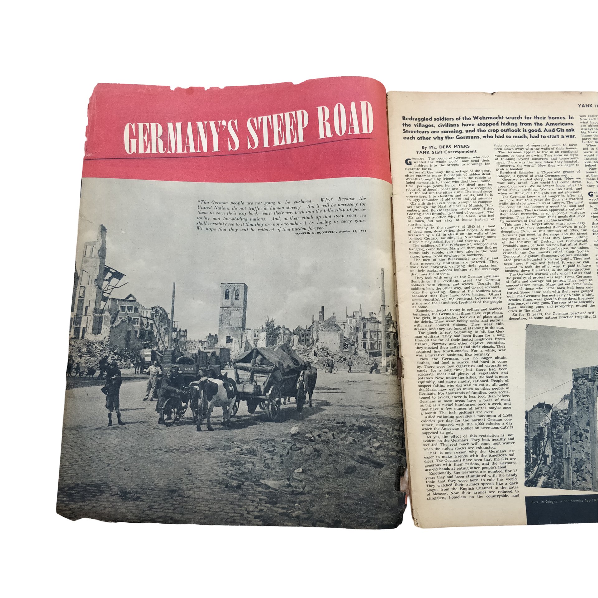 WWII US Yank Magazine Pacific — image 2