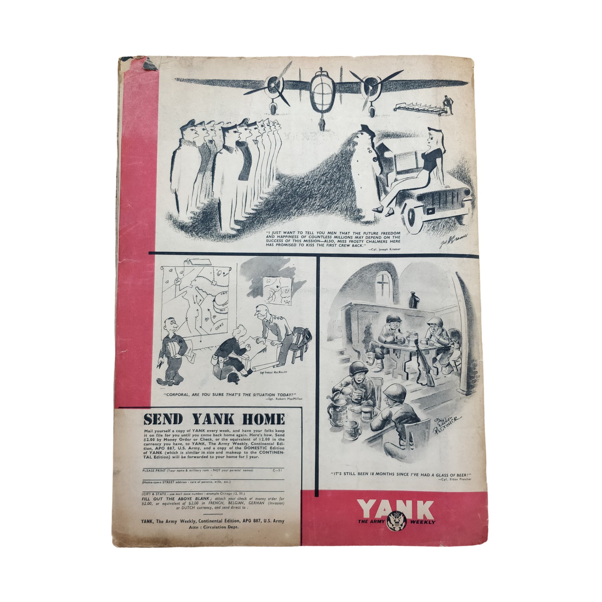 WWII US Yank Magazine Pacific — image 6
