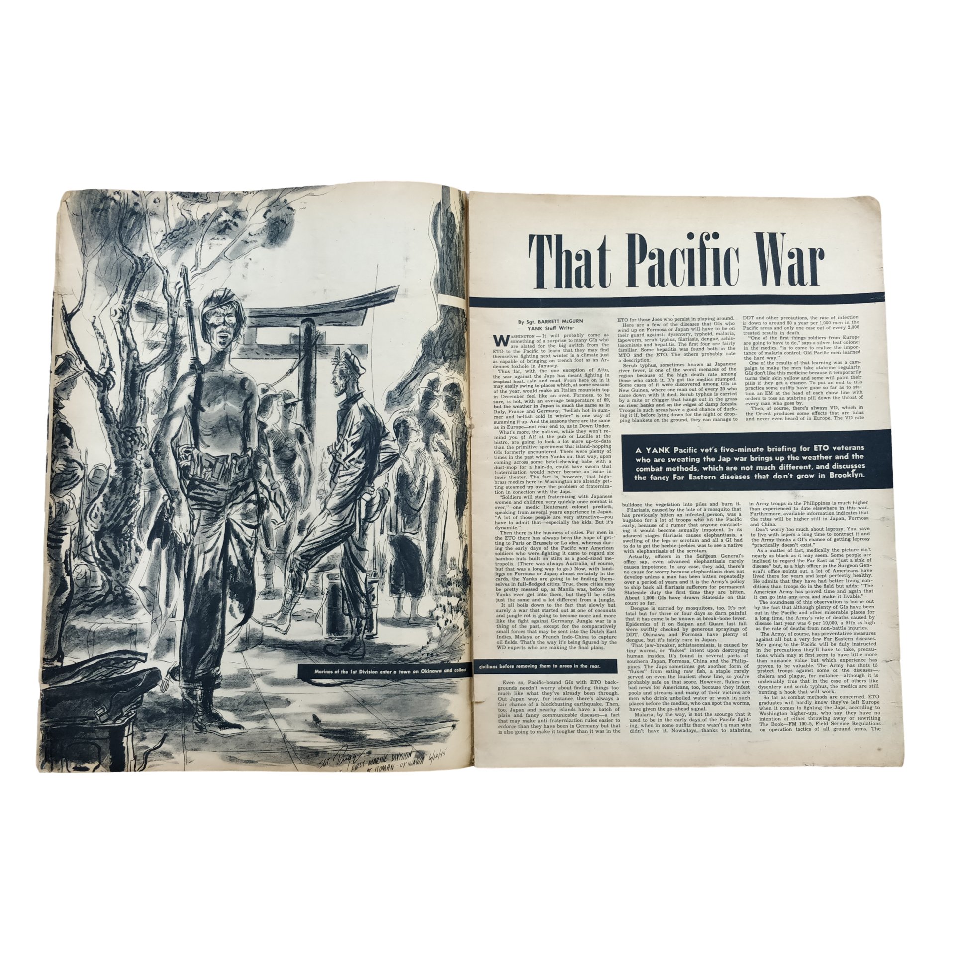 WWII US Yank Magazine Pacific War — image 2