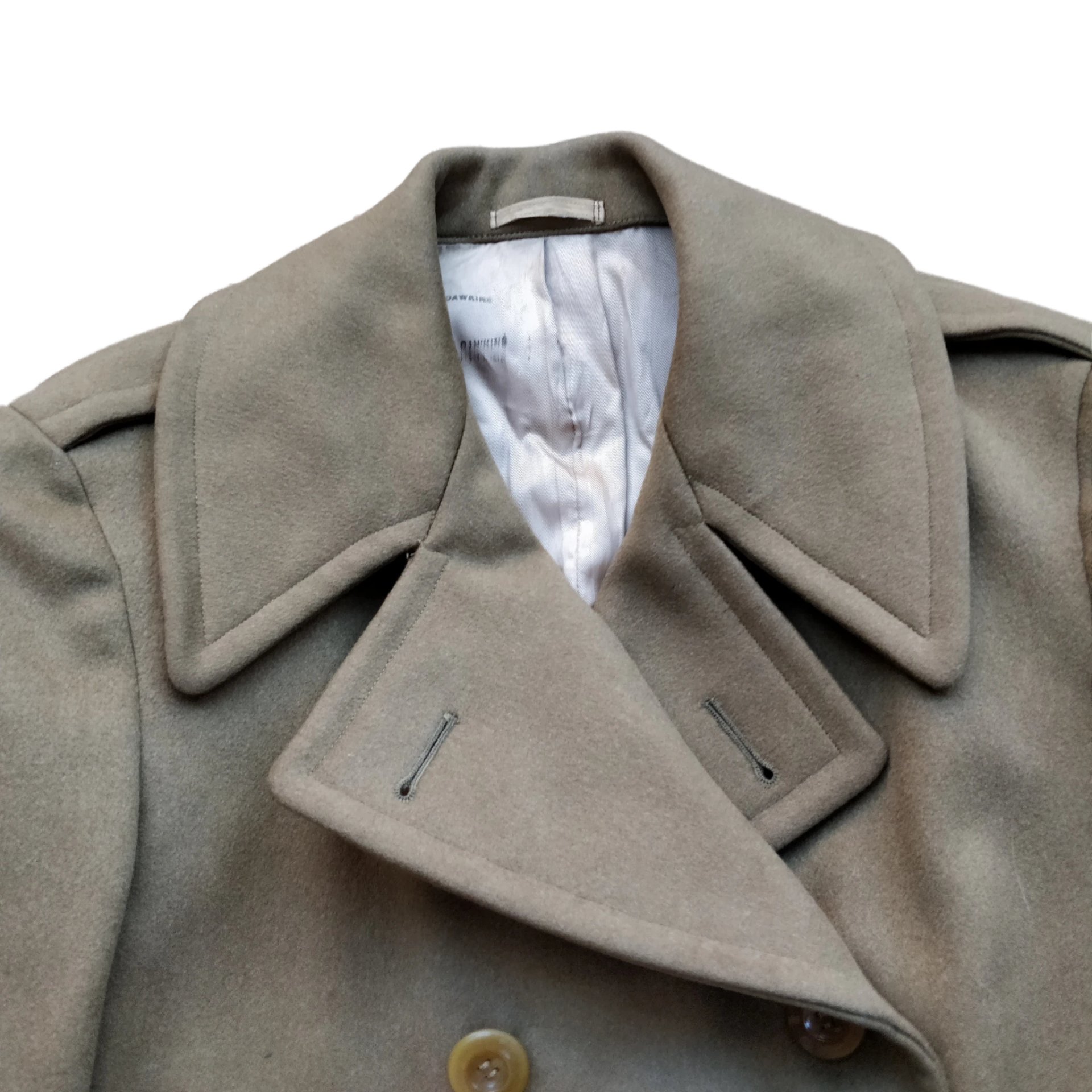 WWII US Officers Overcoat Named — image 2