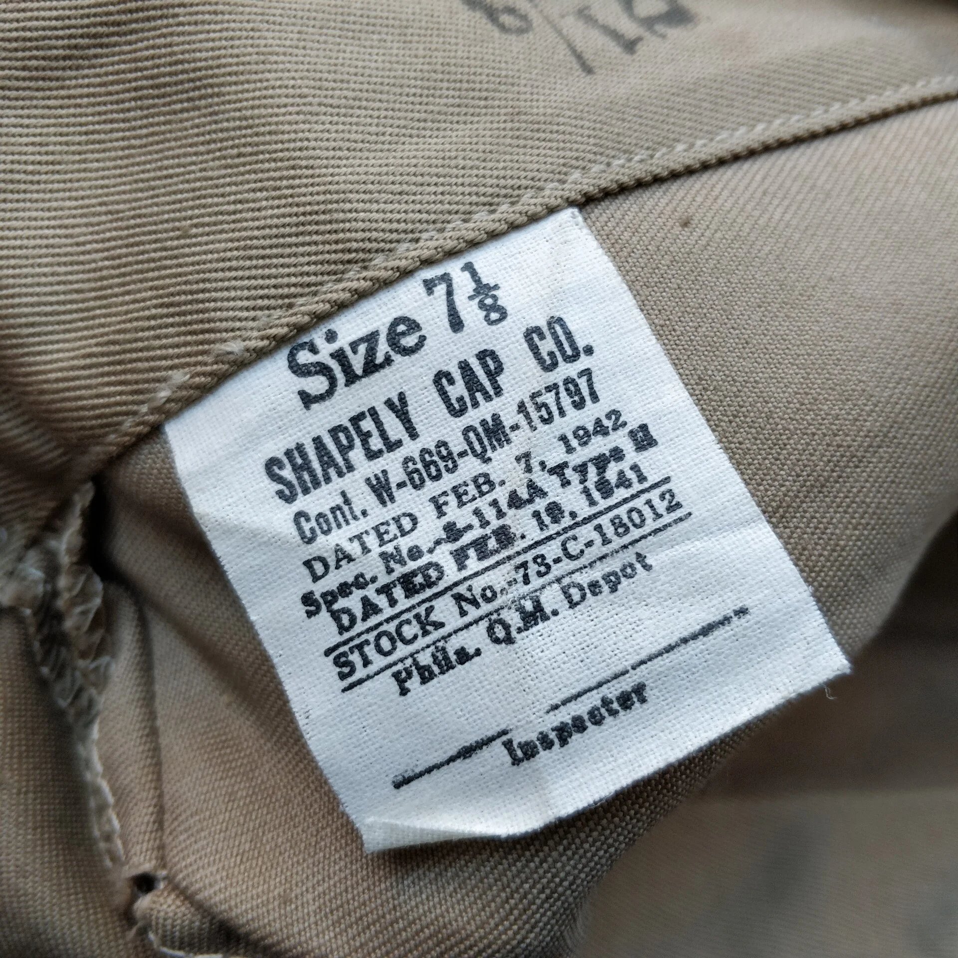 WWII US Officers Garrison Cap Lieutenant Colonel — image 6