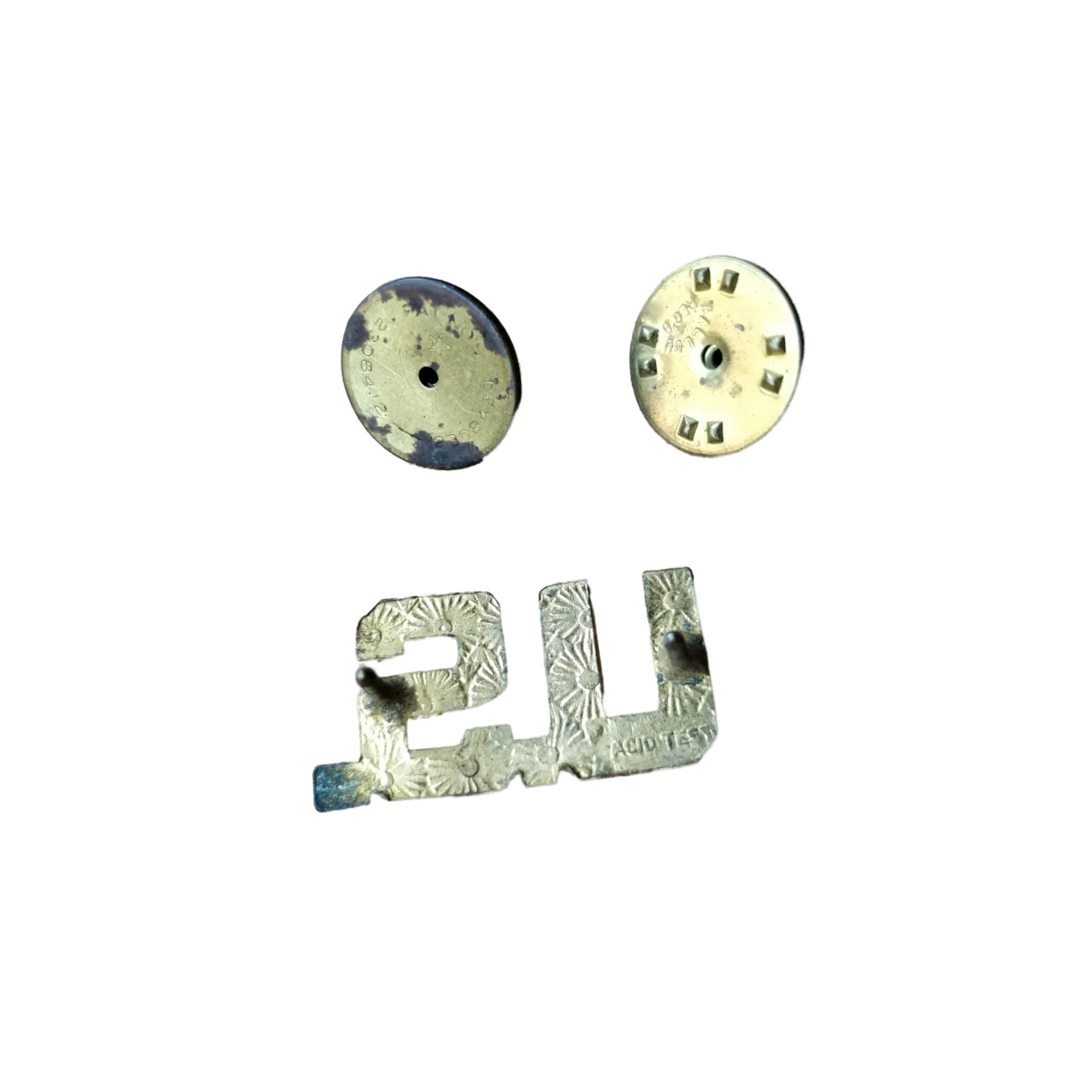 WWII US Collar Pin U.S. — image 2