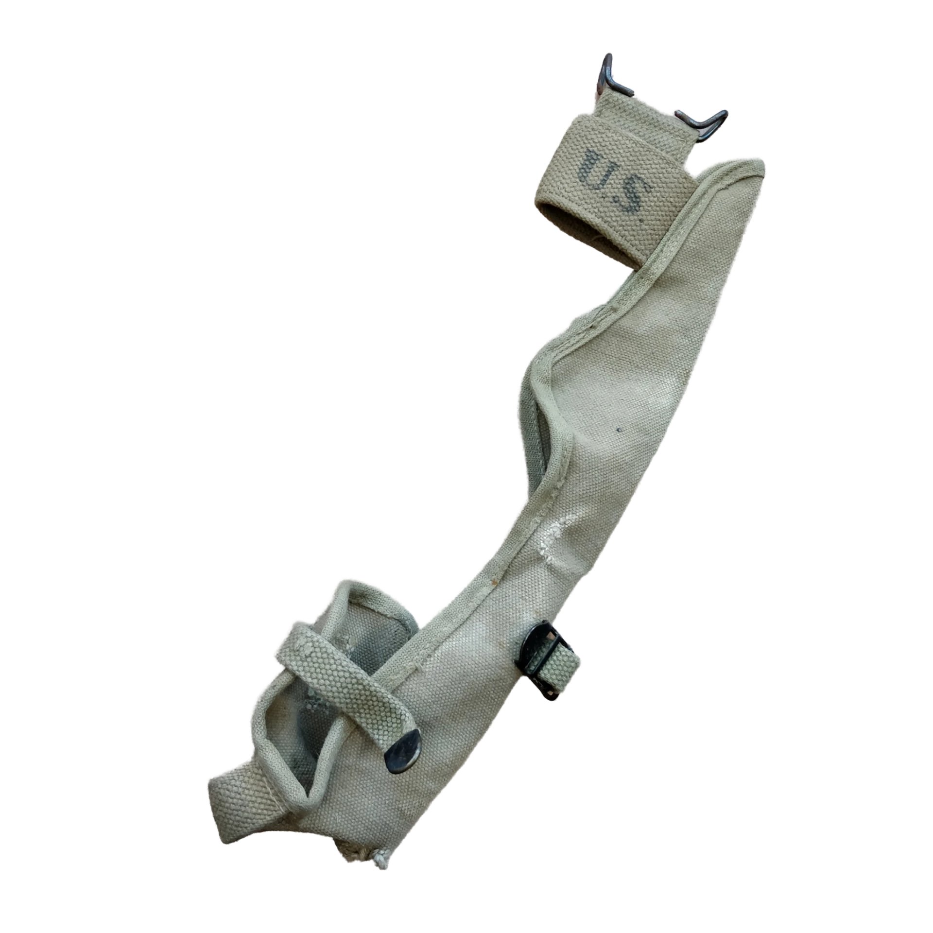 WWII US M-1910 Pickaxe With Carrier 1942 — image 3