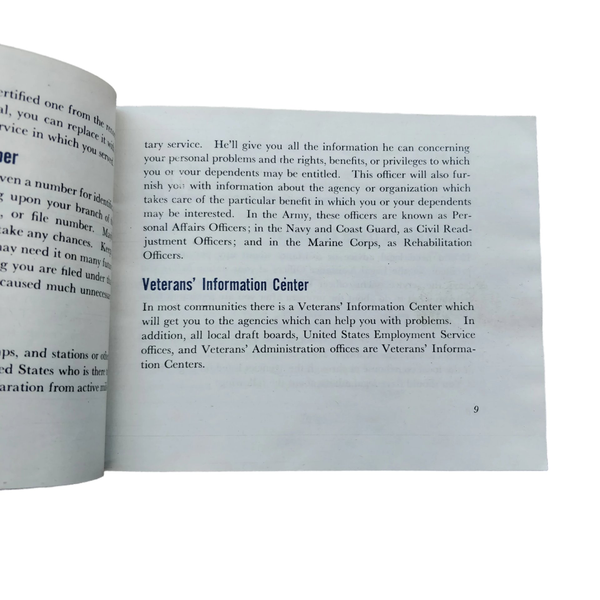 WWII US Booklet Going Back To Civilian Life — image 5