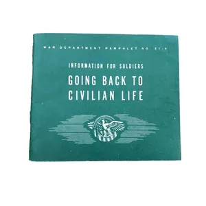 WWII US Booklet Going Back To Civilian Life