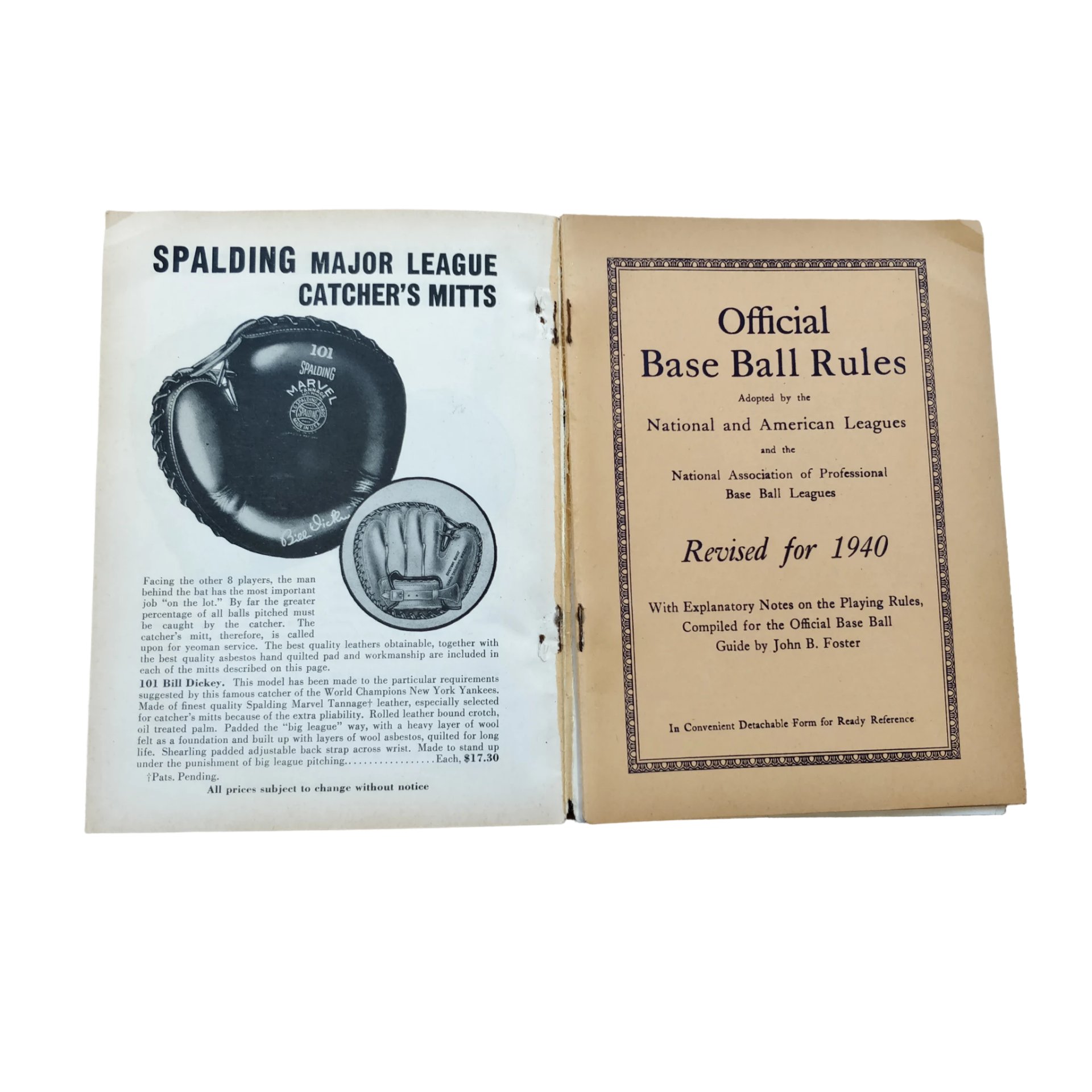 WWII US Baseball Rule Book — image 5
