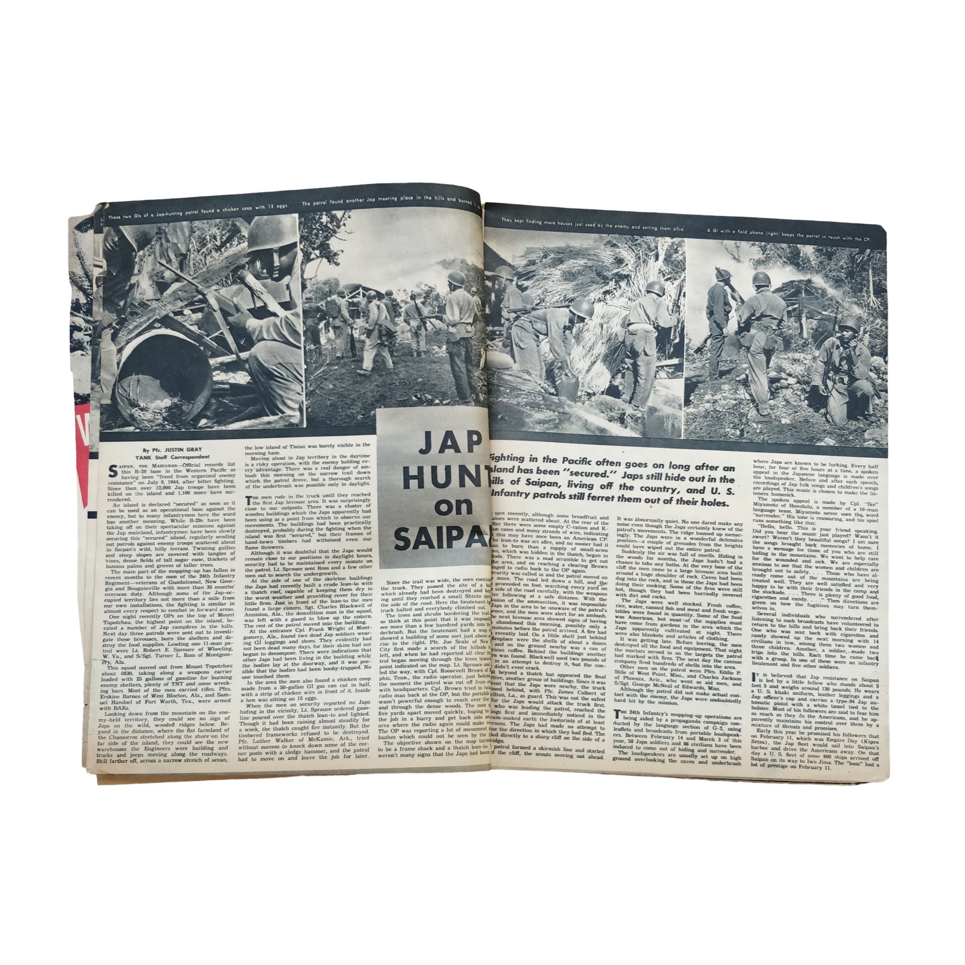 WWII US Yank Magazine Freedom And Food — image 4