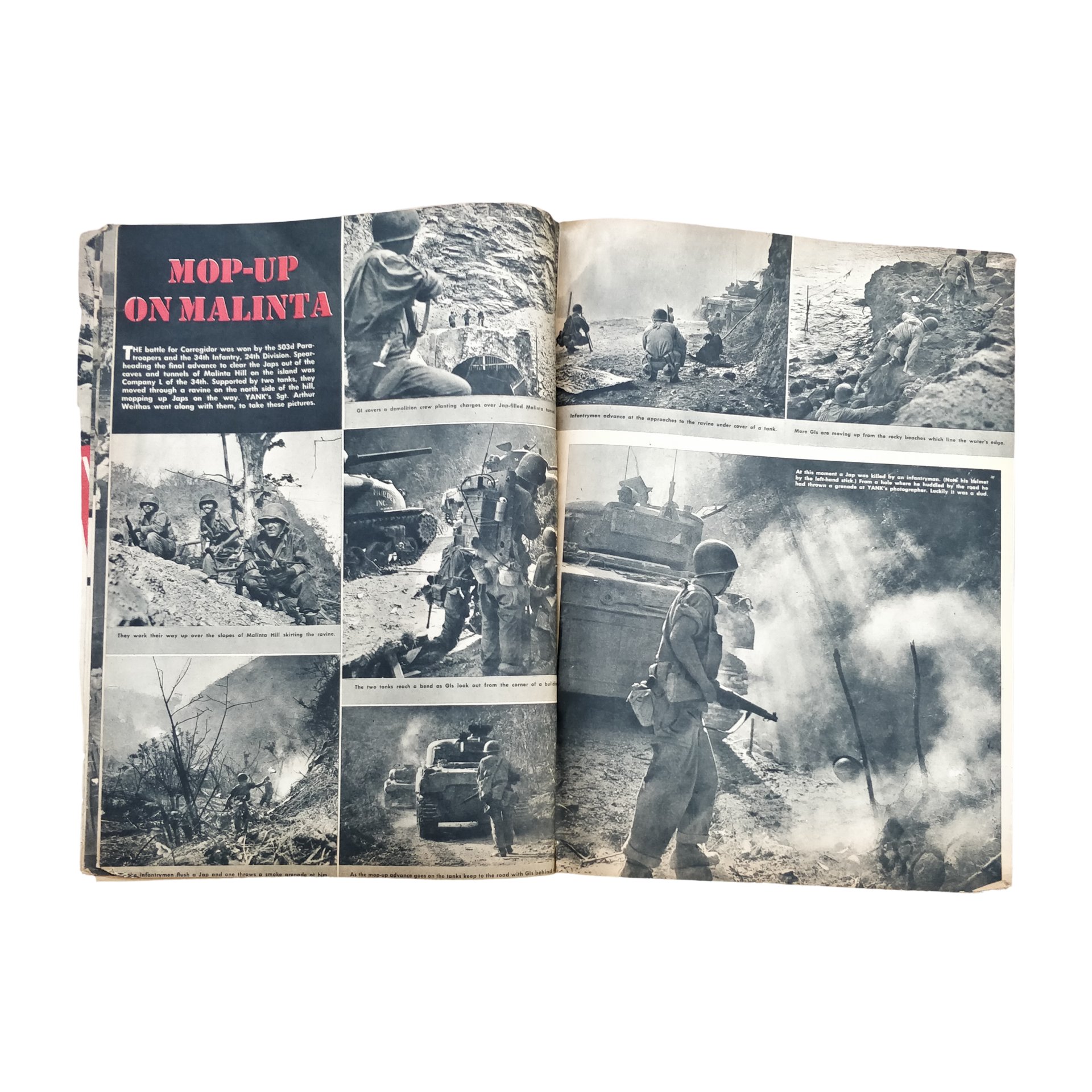 WWII US Yank Magazine Freedom And Food — image 5