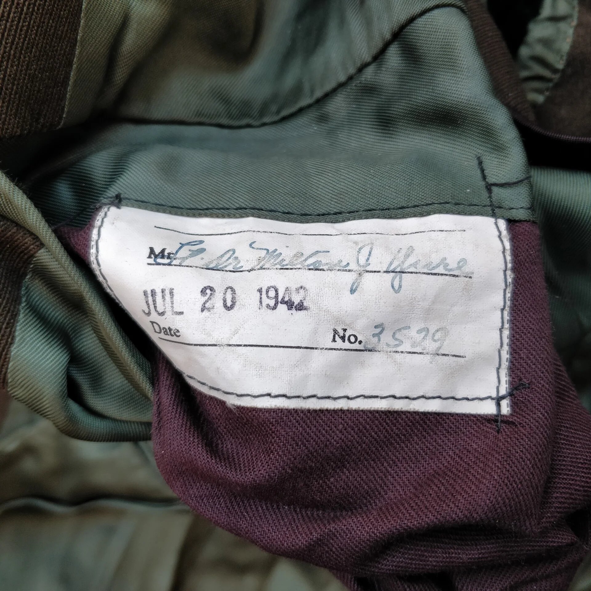 WWII US Officers Uniform Set 6th Army Named — image 14