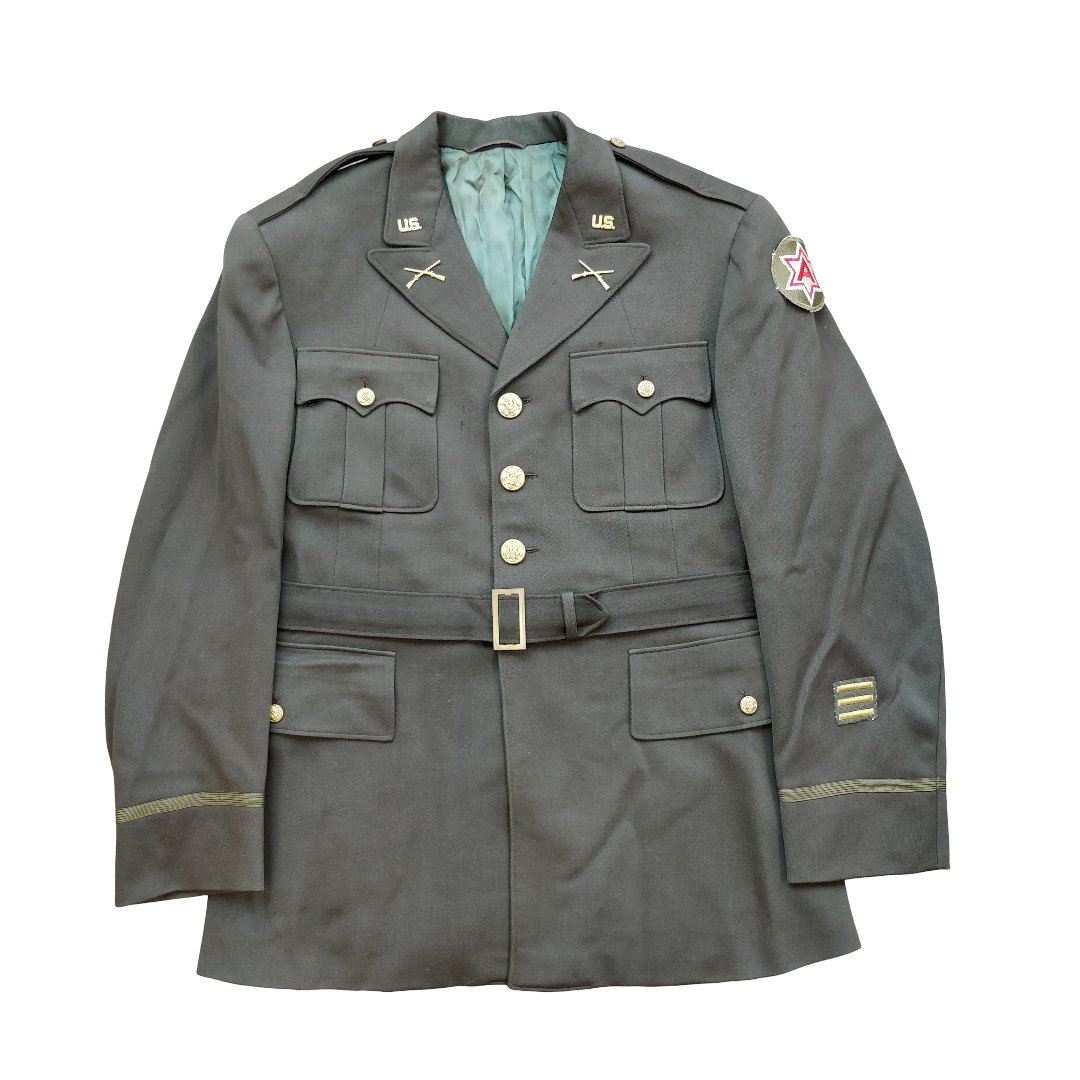WWII US Officers Uniform Set 6th Army Named — image 2