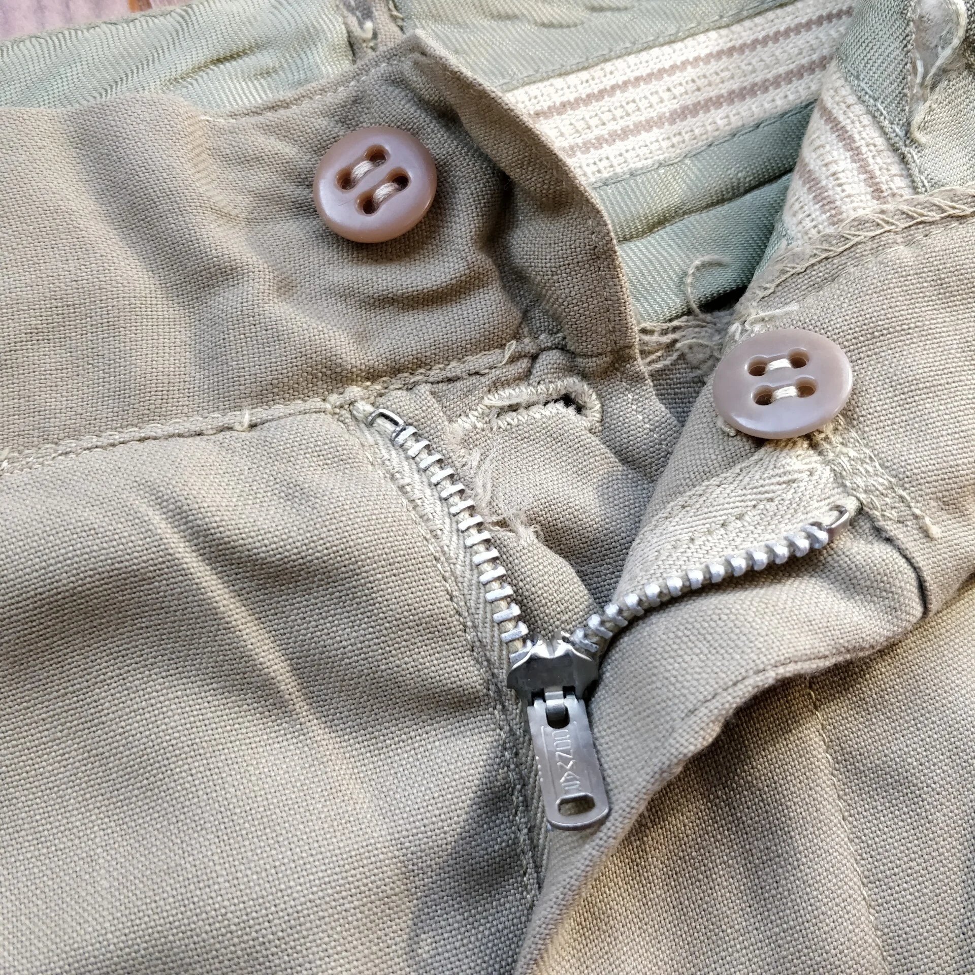 WWII US Khaki Officers Trousers Named — image 4