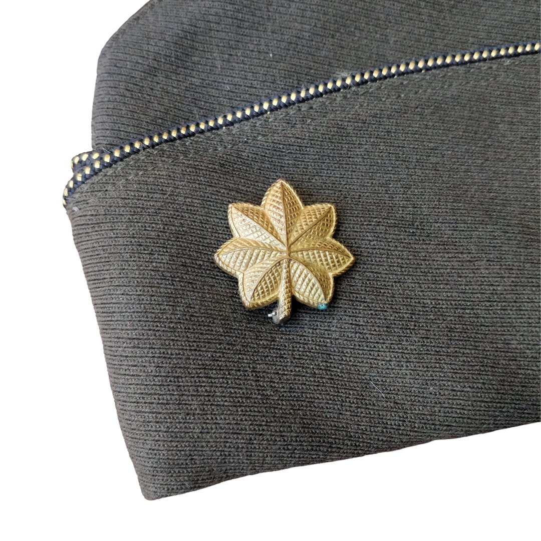 WWII US Officers Garrison Cap Major — image 2
