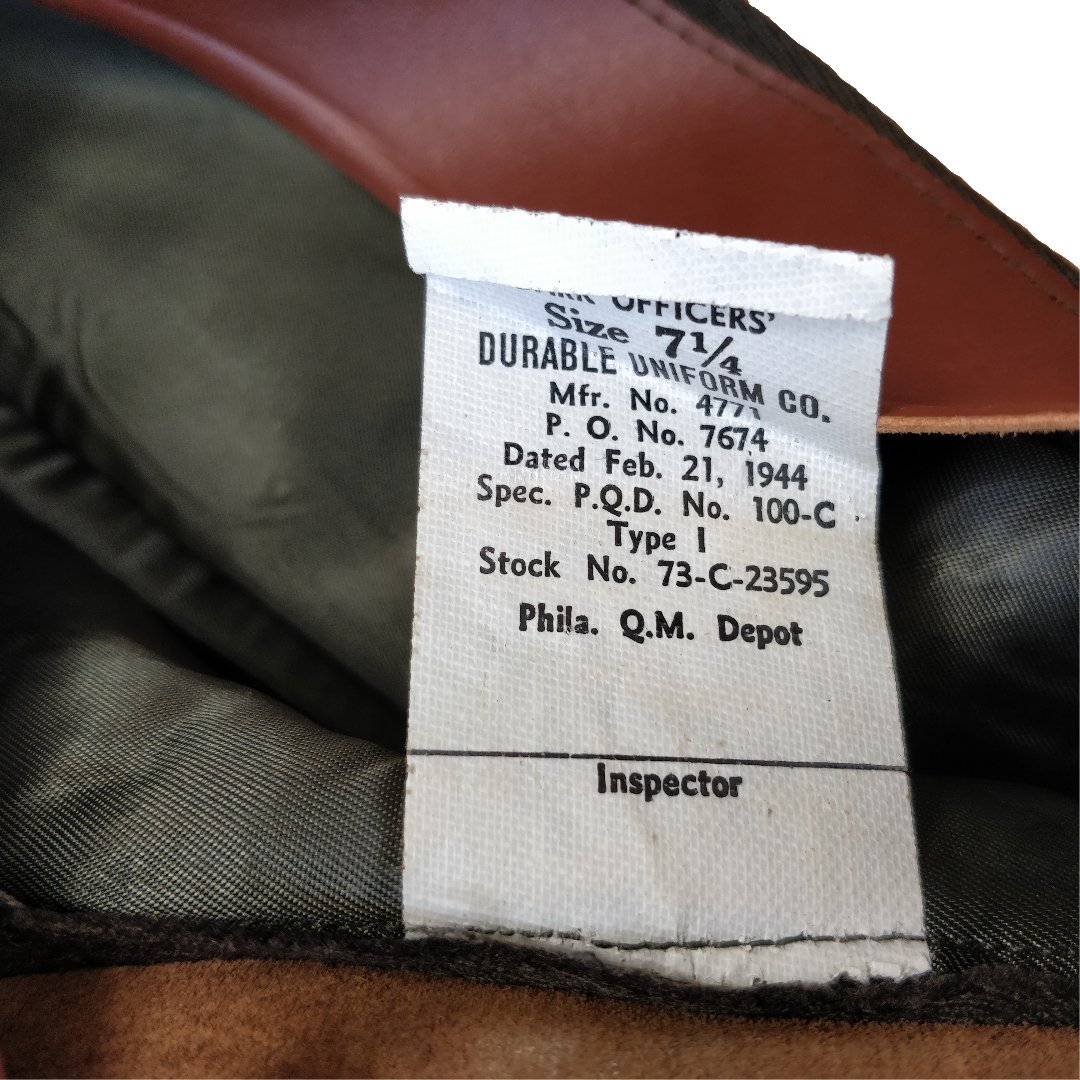 WWII US Officers Garrison Cap Major — image 6