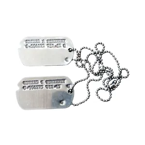 WWII US Dog Tag Set Mckinney 3511th AAF HQ NY