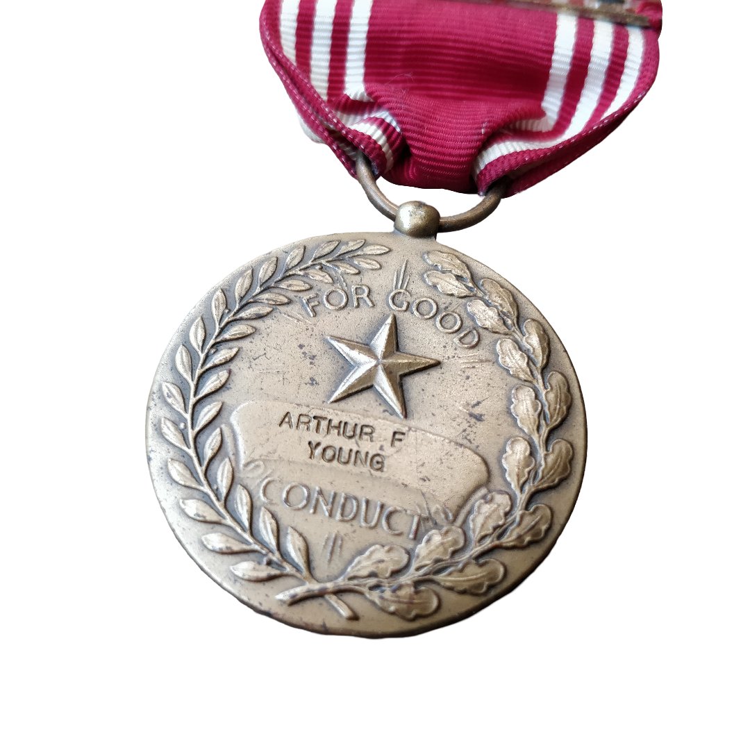 WWII US Good Conduct Medal Named! — image 3