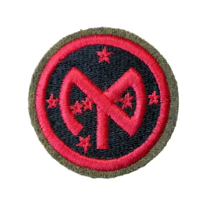WWII US 27th Infantry Division Patch Blackback