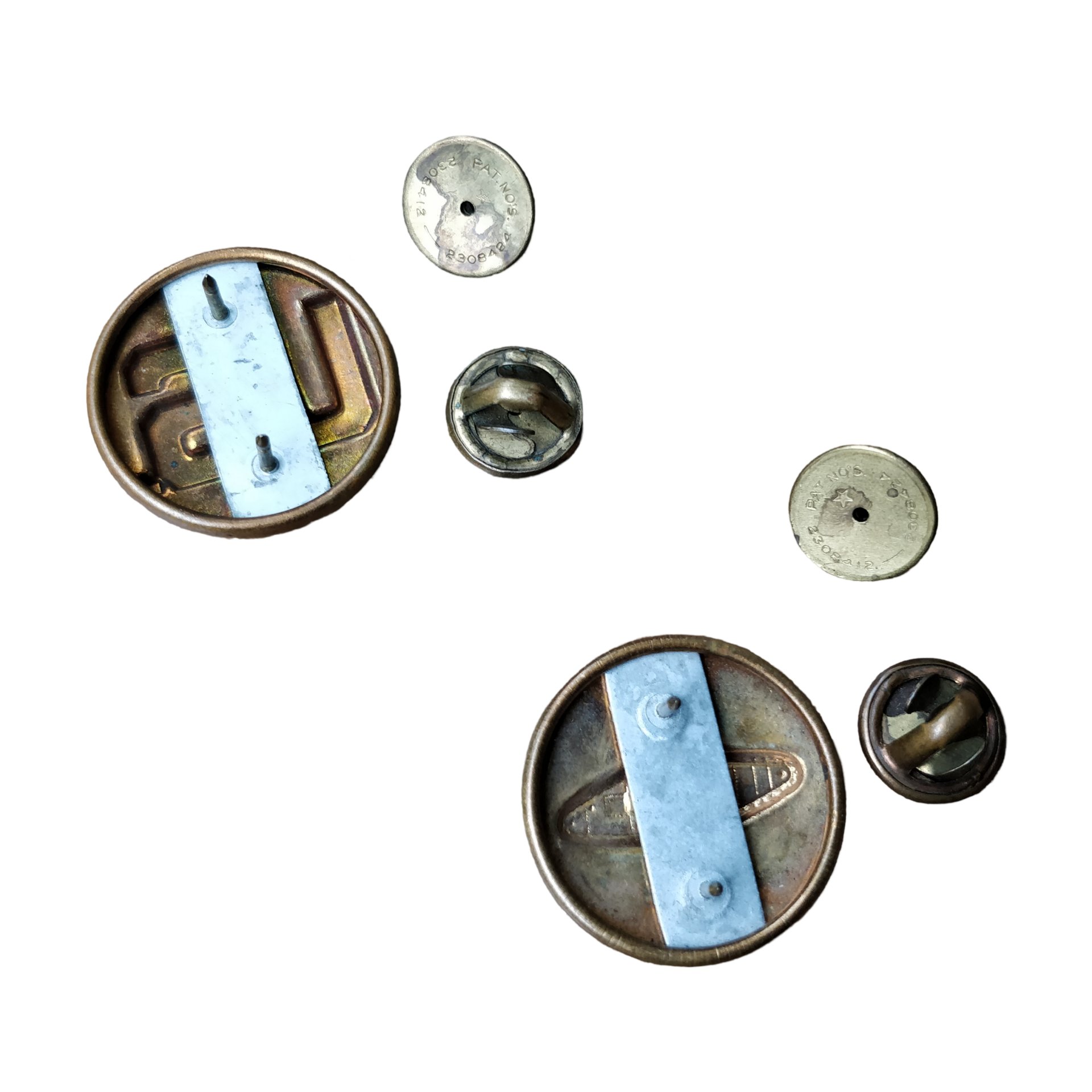 WWII US Collar Disc Set Armored Division — image 2