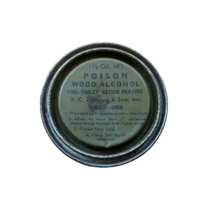 WWII US Wood Alcohol Tin