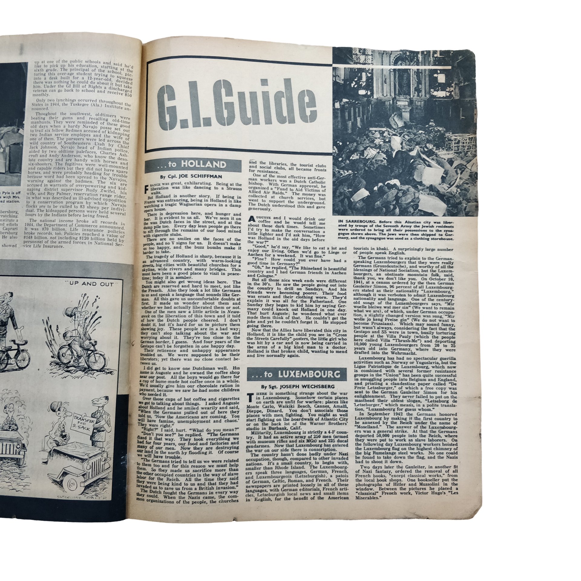 WWII US Yank Magazine Bastogne Payoff — image 5