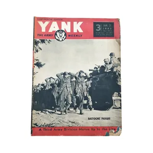 WWII US Yank Magazine Bastogne Payoff