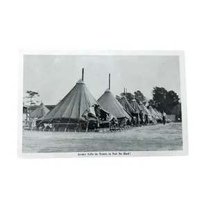 WWII US Postcard Army Life